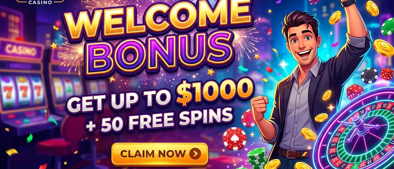 Happy Hugo Welcome Bonus